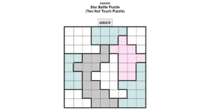nanini Star Battle Puzzle (Two Not Touch Puzzle)_ver.11.0_中級154-Lv.14