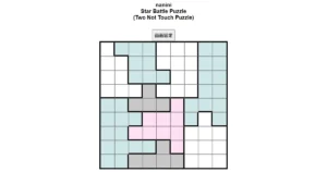 nanini Star Battle Puzzle (Two Not Touch Puzzle)_ver.11.0_初級157-Lv.6