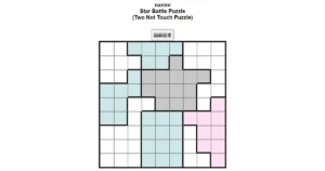 nanini Star Battle Puzzle (Two Not Touch Puzzle)_ver.11.0_初級152-Lv.9