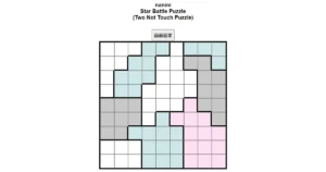nanini Star Battle Puzzle (Two Not Touch Puzzle)_ver.11.0_初級164-Lv.14