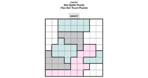 nanini Star Battle Puzzle (Two Not Touch Puzzle)_ver.11.0_中級175-Lv.18