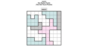 nanini Star Battle Puzzle (Two Not Touch Puzzle)_ver.11.0_中級153-Lv.15