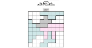 nanini Star Battle Puzzle (Two Not Touch Puzzle)_ver.11.0_中級186-Lv.18