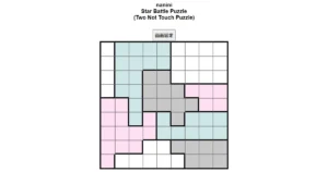 nanini Star Battle Puzzle (Two Not Touch Puzzle)_ver.11.0_初級181-Lv.17
