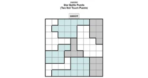 nanini Star Battle Puzzle (Two Not Touch Puzzle)_ver.11.0_中級193-Lv.25