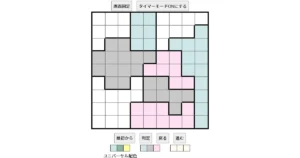 nanini Star Battle Puzzle (Two Not Touch Puzzle)_ver.16_中級454