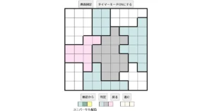 nanini Star Battle Puzzle (Two Not Touch Puzzle)_ver.18_中級586