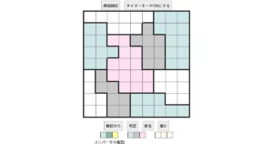 nanini Star Battle Puzzle (Two Not Touch Puzzle)_ver.18_中級590